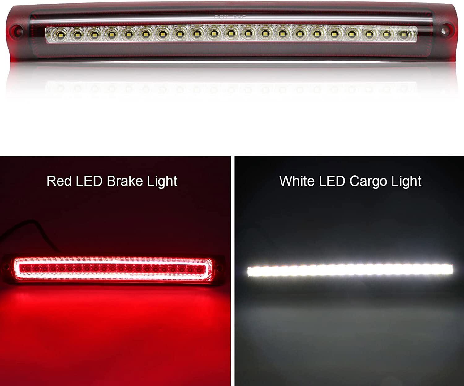 For 2000 - 2005 Excursion 97-03 for F150 LED Third Brake Light Third Stop Tail Light - v