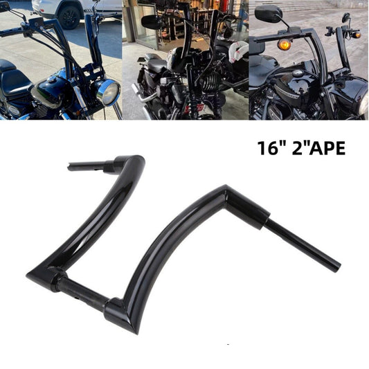 14-inch rise 2-inch ape pole suitable for Harley Touring Sportster Dyna Softail- n