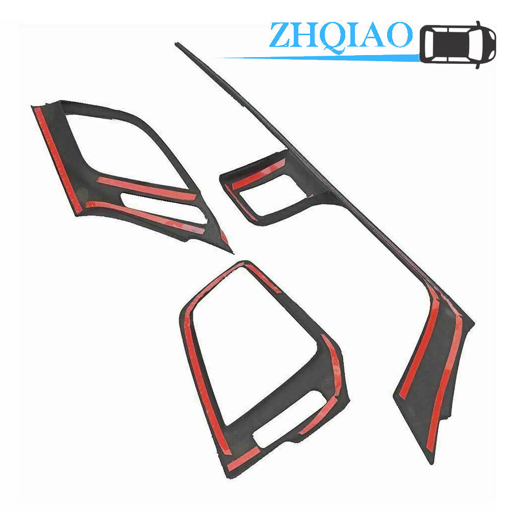 3PCS Carbon Fiber Dashboard AC Air Vent Outlet Cover for Honda for Civic Sedan 16-20