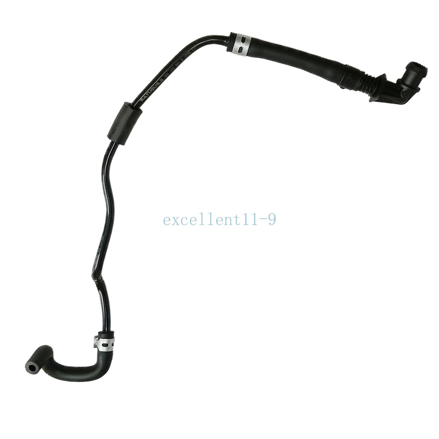 The central ventilation hose is suitable for Audi A4, A5, and the third-generation EA888 engine (1.8T and 2.0T) #06L121081C#. n