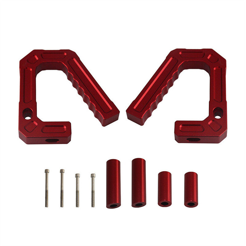 Aluminum Front Grab Handles for 2007-2018 for Jeep for Wrangler JK Grab Bar Red