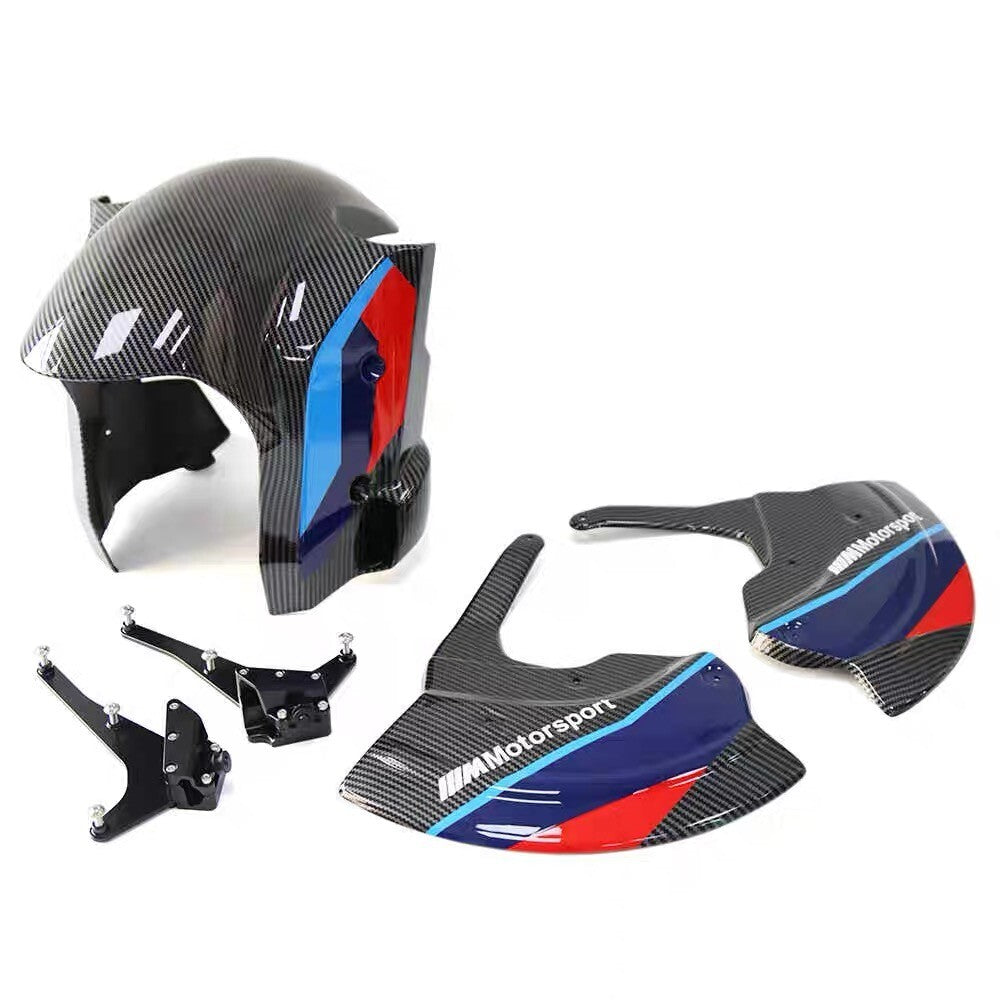Carbon fiber front fender caliper radial cover for BMW S1000RR R 2019-2023