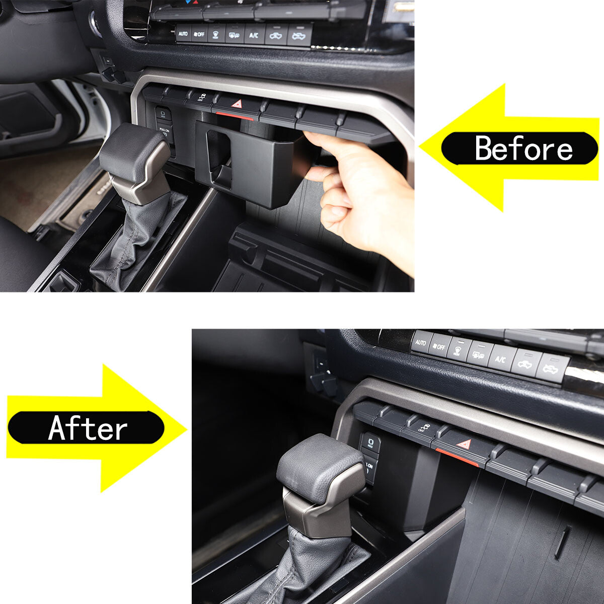 Chrome 4-door handle protective cover decoration suitable for ta for Land Cruiser Prado FJ150 150 2010-19- v