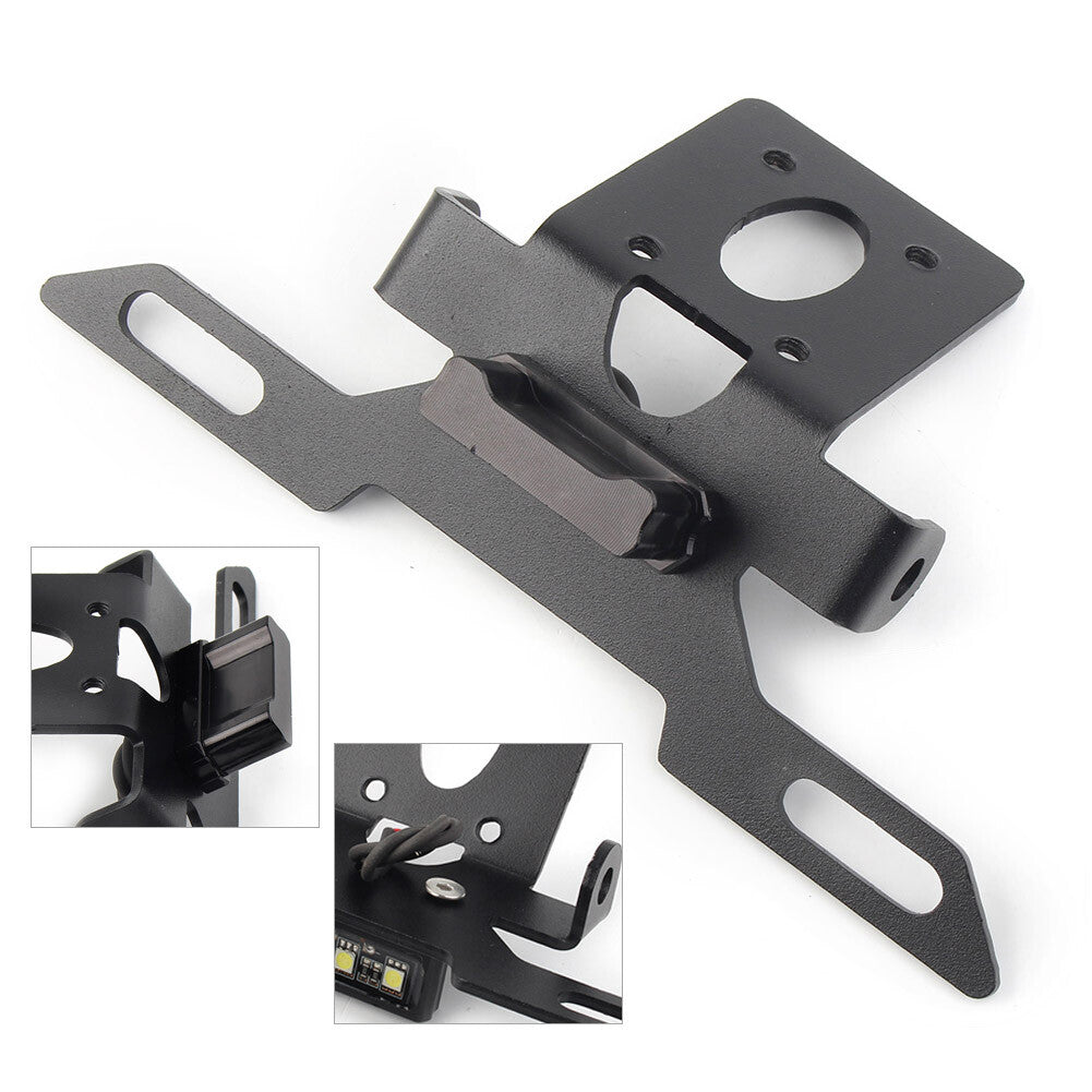 LED Light License Number Plate Holder Mount Bracket for Yamaha YZF R6 2017-2020 Q