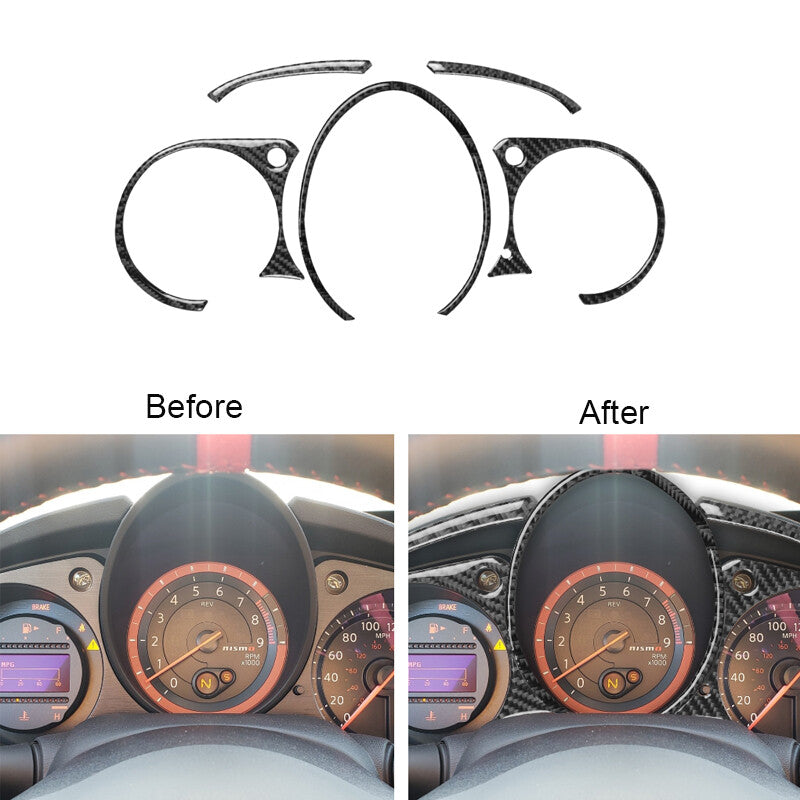 Red Carbon Fiber Reading Light Panel Frame Cover Trim For 718 2016-2022 v