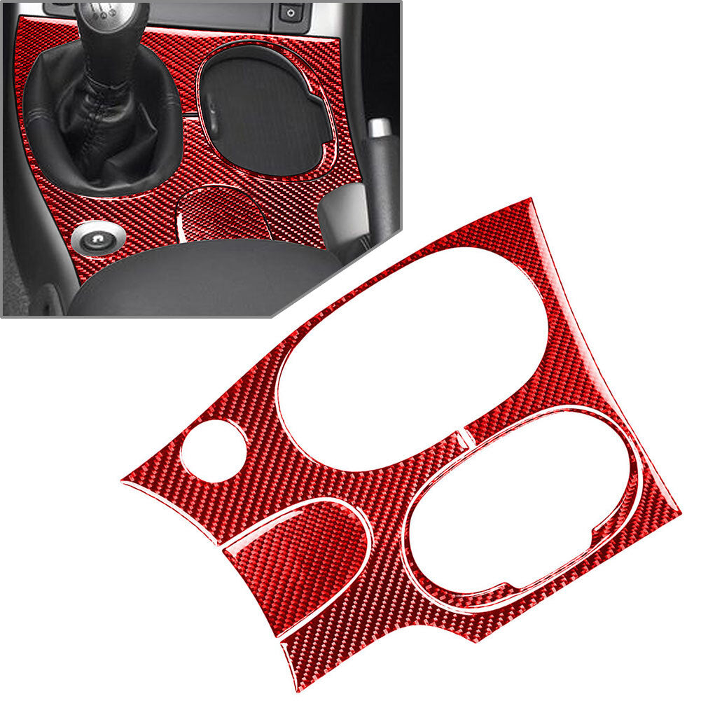 Center Console Gear Shift Panel Trim Red for Chevrolet for Corvette C6 2005-2013 LHD