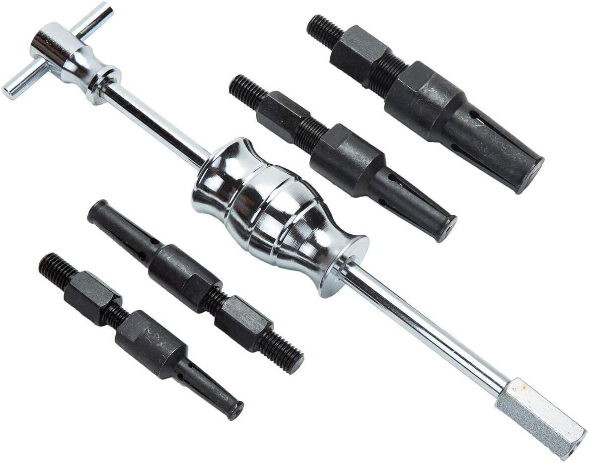 5 PC Inner Pilot Bearing Puller Tool Set Kit Remover Blind Internal Slide Hammer Q
