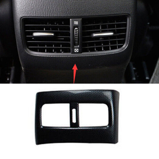 for Mazda 3 Axela 17-2018 ABS Carbon Fiber Rear Air Outlet Vent Frame Cover Trim