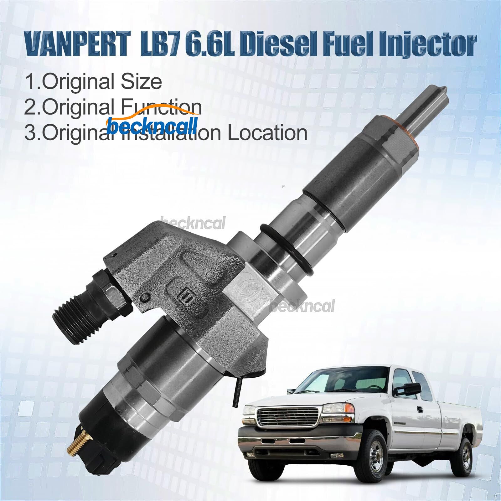 4pcs Diesel Fuel Injector 0445120008 for 2001-2004 6.6L Duramax LB7 0986435502
