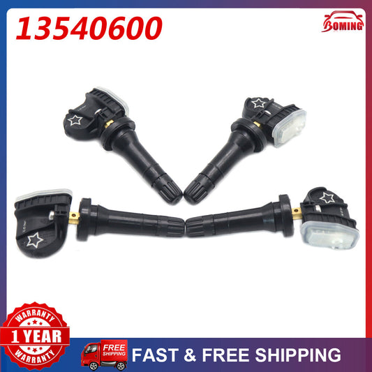 4-pack of new TPMS tire pressure sensors 315MHz suitable for Buick , for Cadillac , for Chevrolet for GMC 13540600