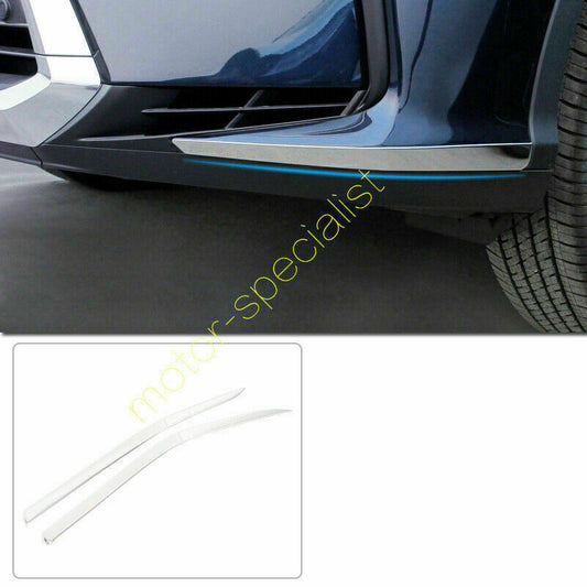 for Lexus RX350 450H 2016-2019 silver Front Bumper Corner Lip Molding Cover Trim