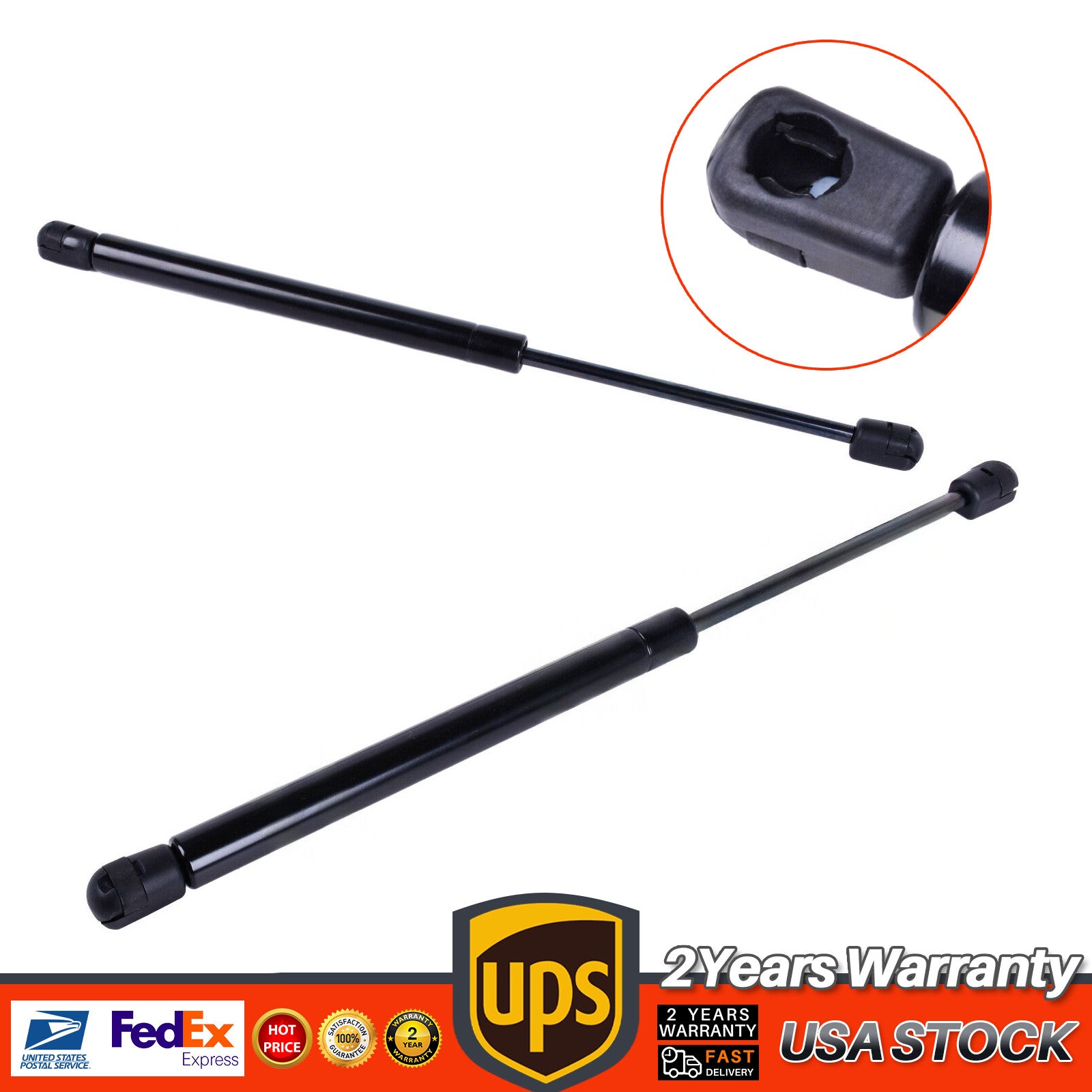 2x Front Hood Lift Supports Shocks Struts for for Hyundai Santa Fe 81161B8000 PM3318 v