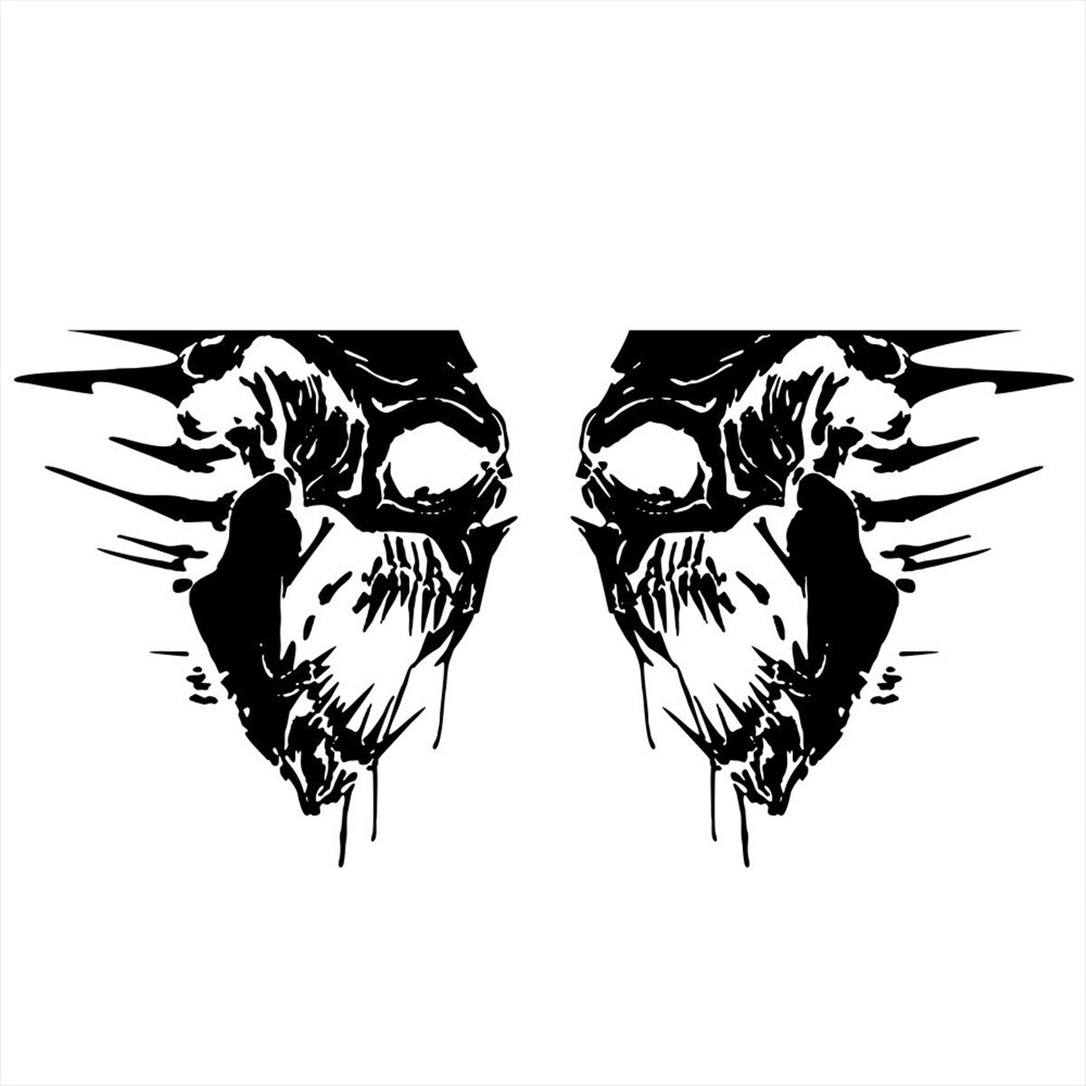 Truck Pickup Car Skull Stickers Trunk Tailgate Decals Vinyl Graphic Decoration