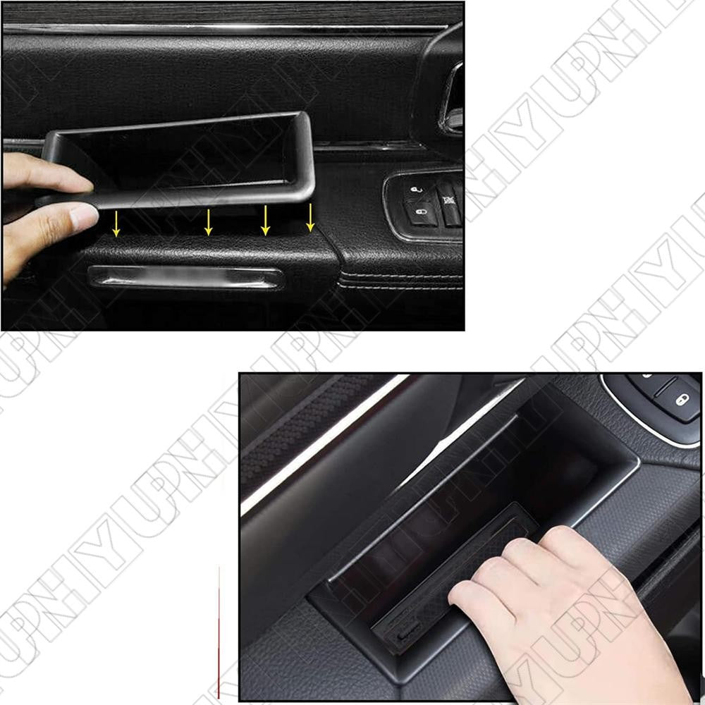 1 Set Side Door Handle Armrest Storage for Dodge for Ram 1500 2019-2021 LH driver Q