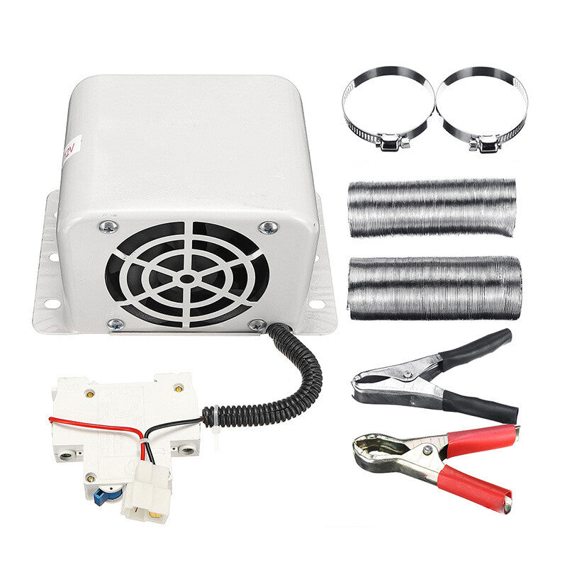 12V 1000W Dual Vent Car for Seat Dash Heater Heated Air Window Defroster Practical v