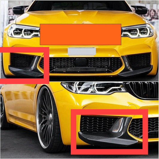 for BMW F87 M2 Coupe 2016-2020 2PCS Carbon Fiber Side Skirt Splitters Lip Refit Q