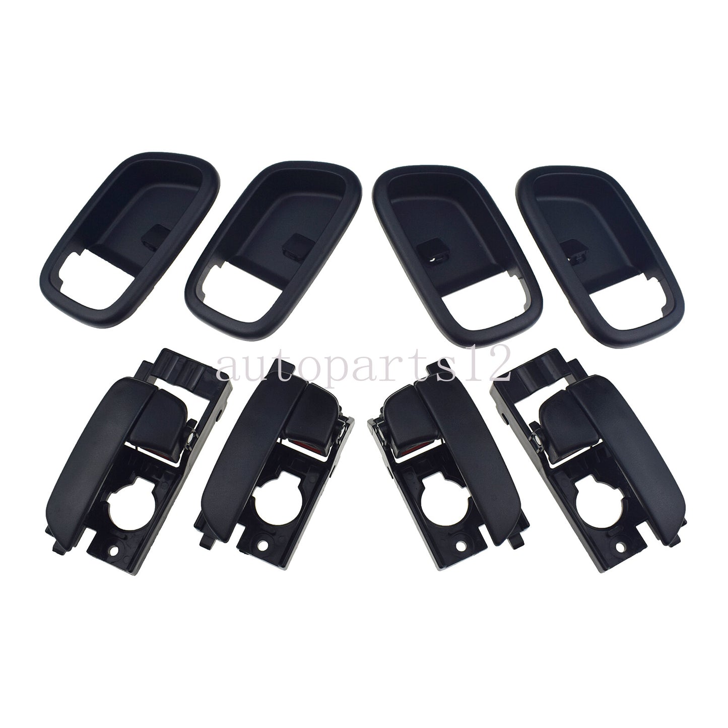 4 Piece Set Interior Door Handles and Covers FL RL RR for for Hyundai Accent 2006 - 2011 - v