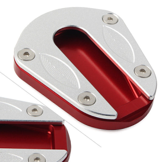 Support Foot Side Stand Enlarger Plate Kickstand Pad For BENELLI TRK 502 Red Q