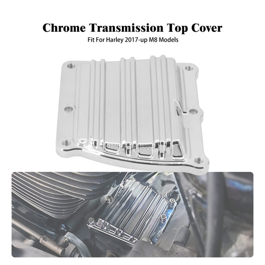 Aluminum Chrome Transmission Top Cover for Harley Softail Breakout Fat Boy 18-23