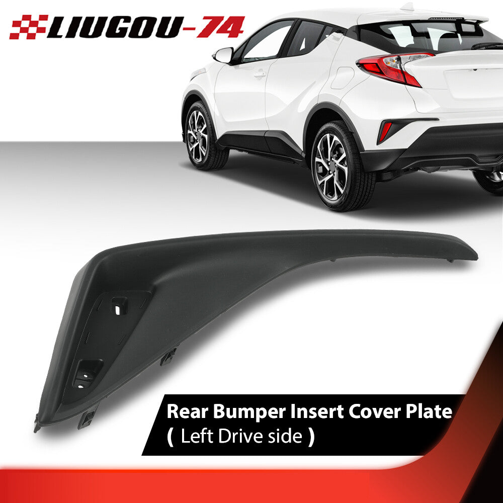 Fits 2018 2019 for C-HR LH Left Drive Side Bumper Insert Cover Brand New - v