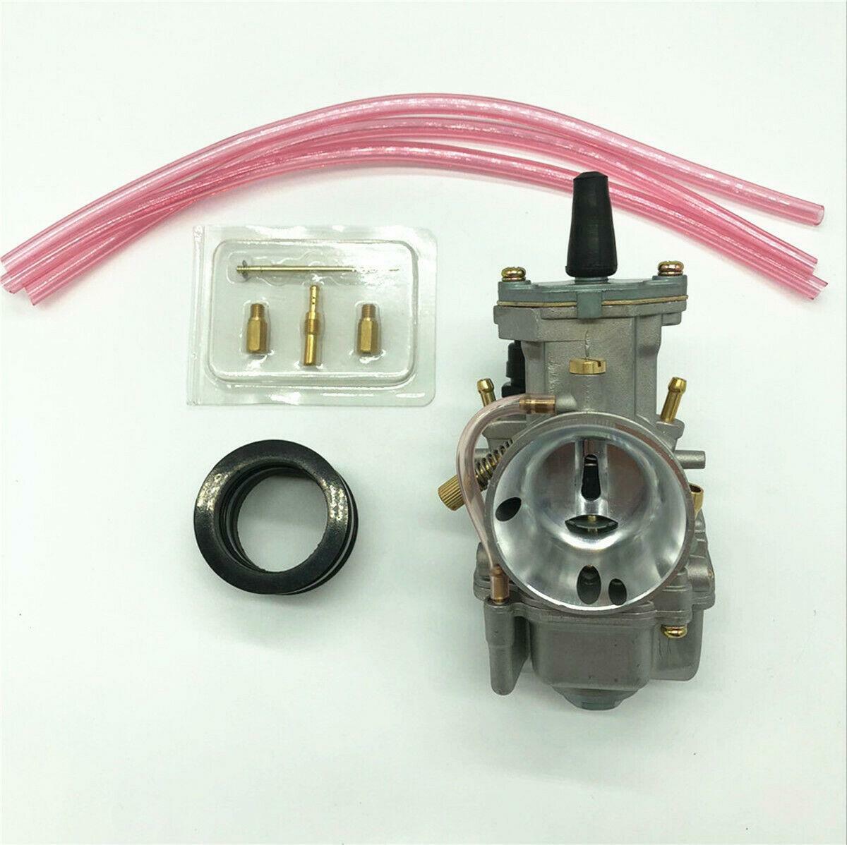30mm Racing Super Performance Carburetor CARB Kit for Motorcycles - Aluminum + Power Injection n