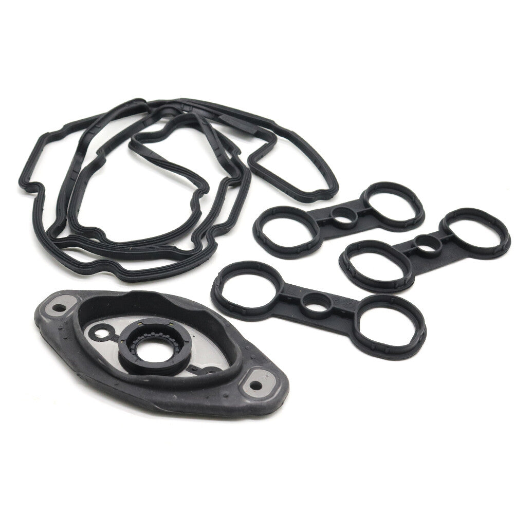 PCV valve cover kit with gasket for N51/N52 engines, suitable for E82, E90, Z4, X5, 128i, 328i. v