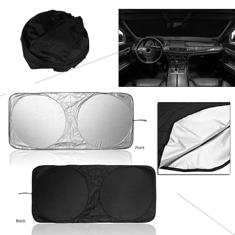 1.9  0.9M Front Windshield Window Sun Shade Visor Folding Cover X-Large