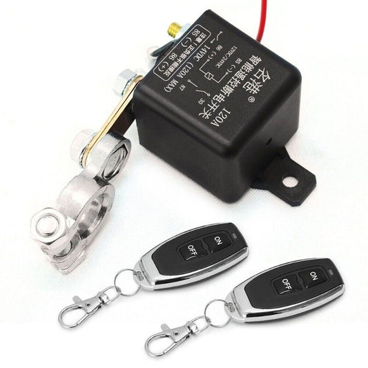 200A 24V Dual Remote Car Battery Disconnect Cut-Off Isolator Master Switch New
