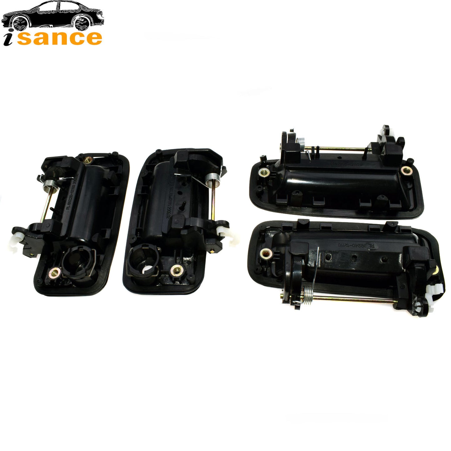 4-Pack Door Handles for for Corolla 88-92 Exterior Front, Rear, Left, and Right - v