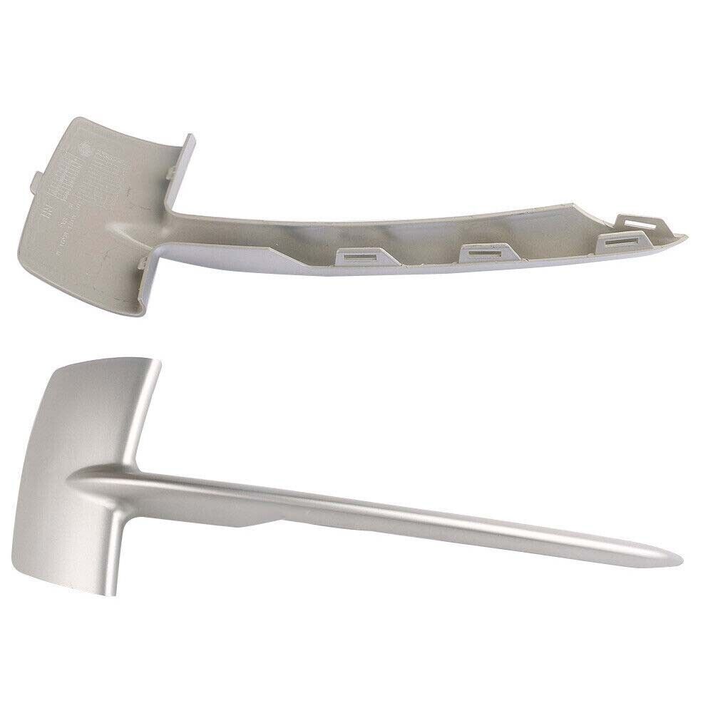 2x Left & Right Front Bumper Grille Grill Trim Molding for BMW X5 F15 2014-2017
