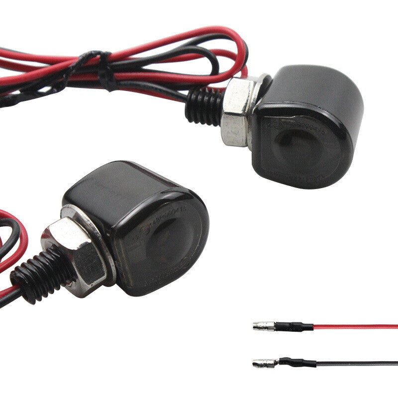 2XLED Universal Motorcycle Turn Signals Indicator Amber Blinker Light for Mini Lamp n