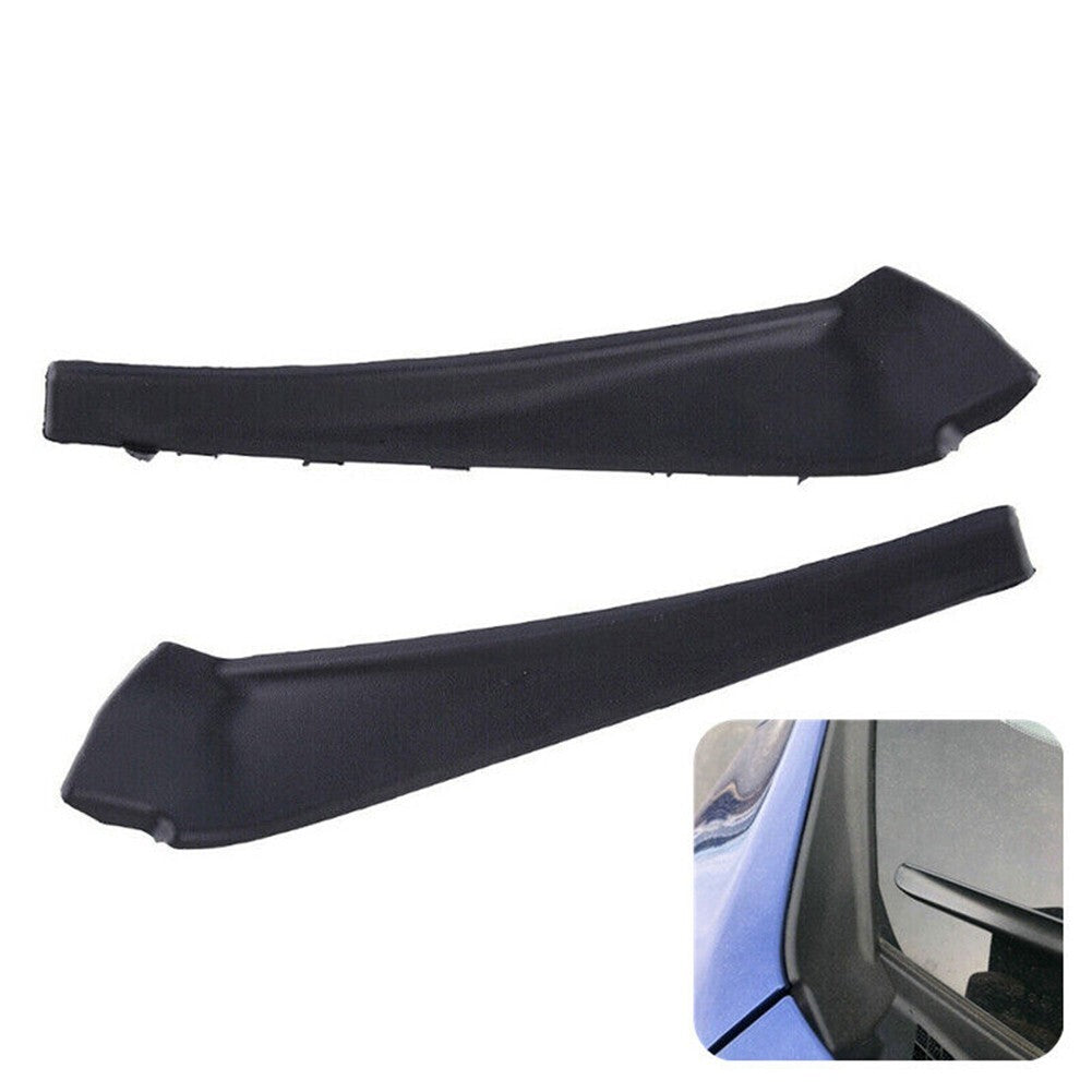 2Pcs For -Rogue 2014-2020 Front Wiper Side Cowl Extension Cover Trim Black v