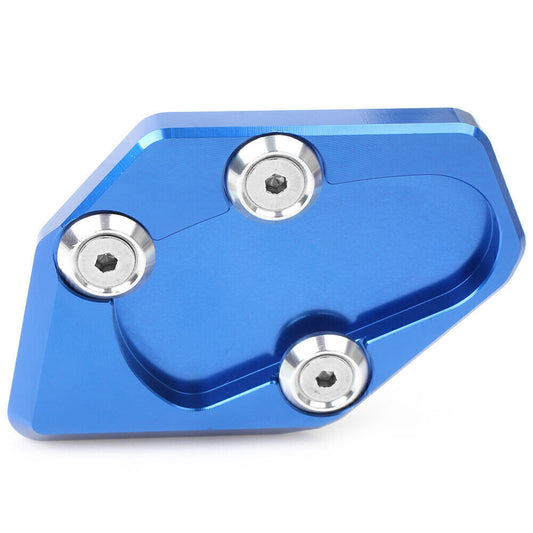 Kickstand Side Foot Stand Extension Plate Pad Fit for Yamaha T-MAX 530 2015-16 Blue Q