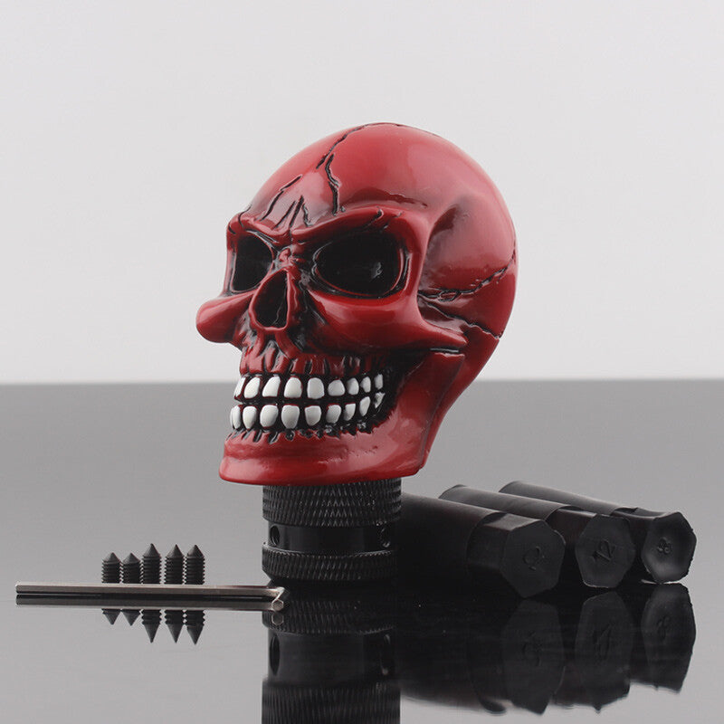 Universal Red Skull Car and Truck Manual Shifter Gear Shifter Handle n