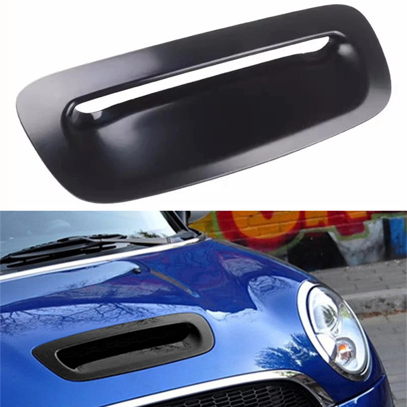 Bonnet Scoop Vent front cover for Mini Cooper S R55 R56 2007 - 2013, black. n