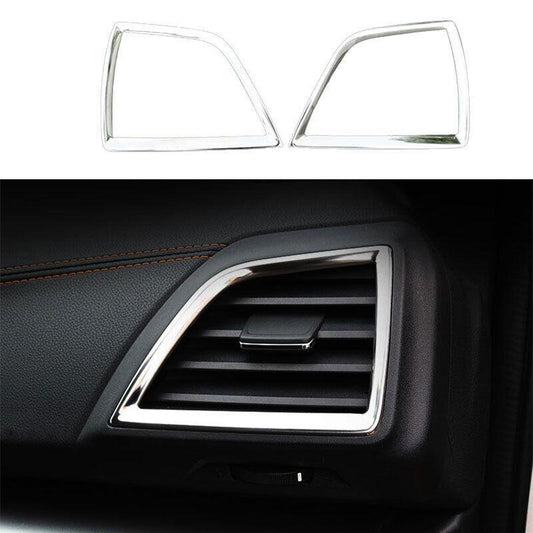 for Subaru Forester 2019-22 Silver Titanium Left And Right Air Outlet Vent Trim