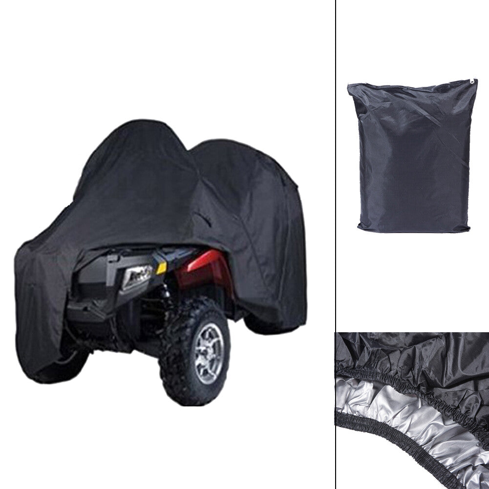 XXXL ATV Cover Waterproof Breathable for Bike/Tricycle/ATV/ATC/Vehicles Black