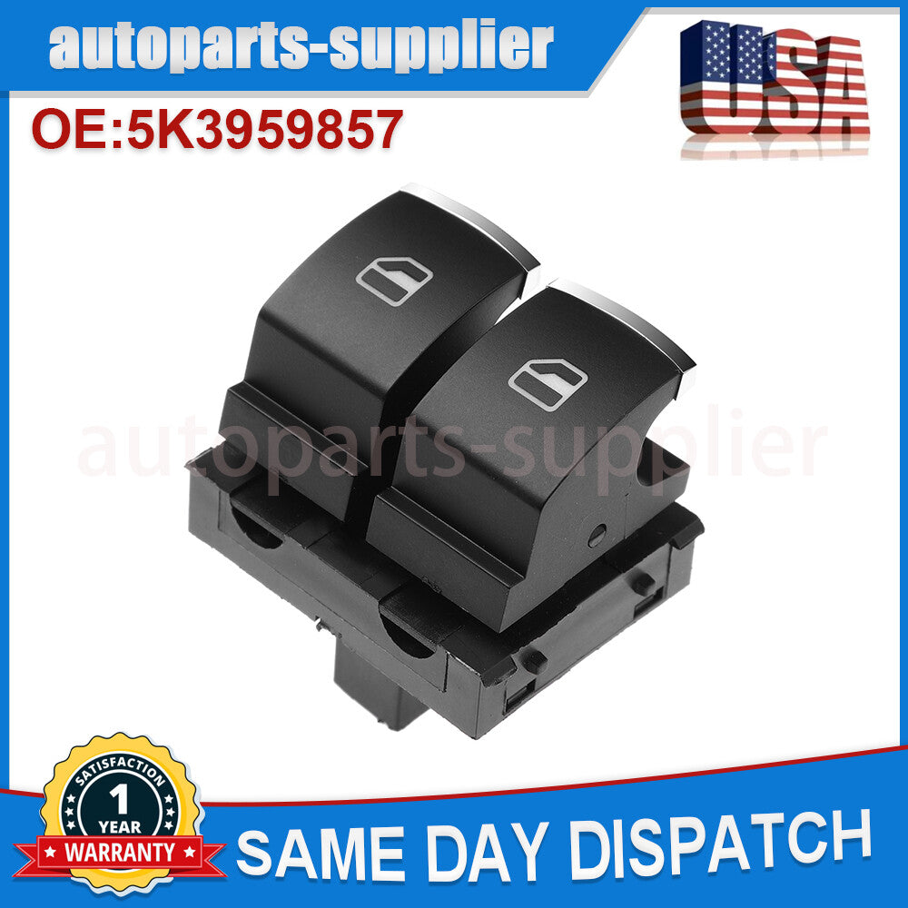 The main window switch control driver side is suitable for Volkswagen for Golf MK5 MK6 GTI EOS 5K3959857