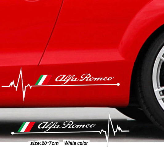 1 for Alfa Romeo Italian flag hooded hat with barbecue badge decal 147 156
