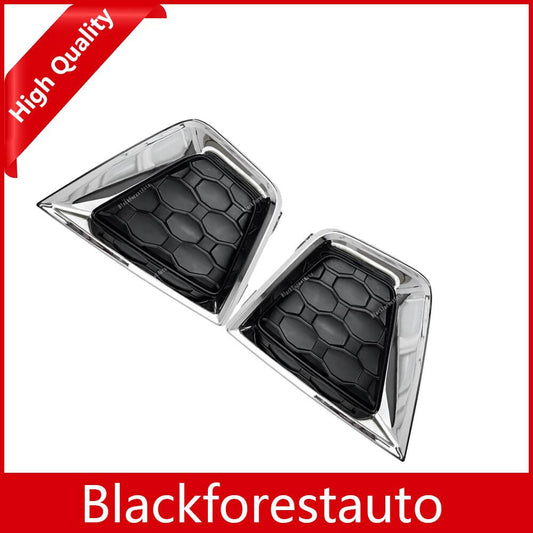 2pcs Chrome Right + Left Side Fog Lamp Cover Fits 2019-22 for Jeep Renegade