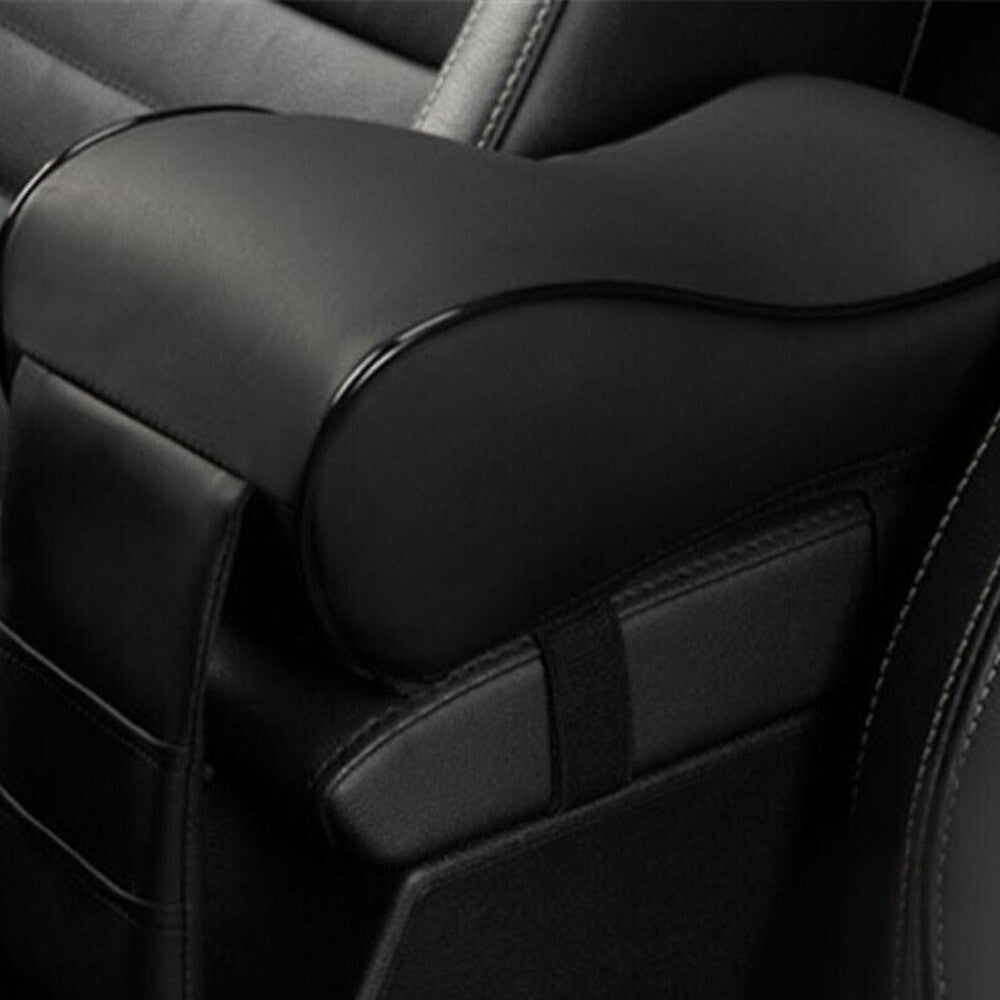1x Car Accessories Armrest Cushion Center Console Box Cover Leather Arm Rest n