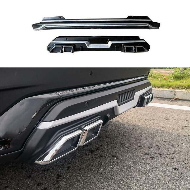 for Toyota for Corolla Cross Rear Skid Plate Bumper Board Guard Black Front 22-2023