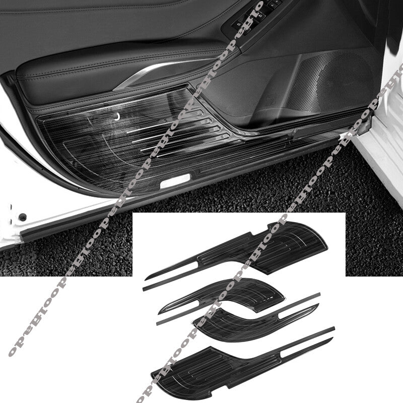 for Toyota for Avalon 19-22 Black titanium Door Anti Kick Pad Protective Cover Trim