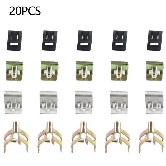 20 Fastener Clips in Four Sizes for General Motors Dashboards
