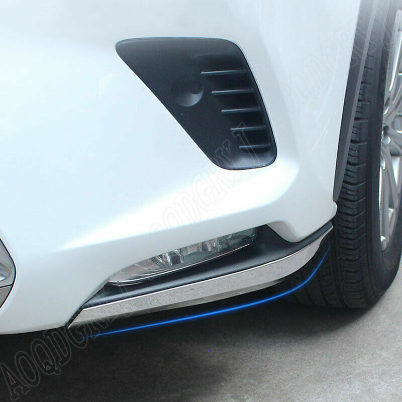 for Lexus NX300 300H 2018-2021 CHrome Front Bumper Corner protection Cover Trim