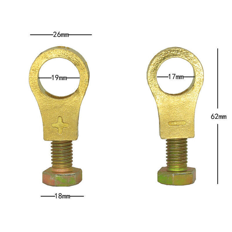 Heavy-duty pure brass battery top post cable terminal wire connector 17mm-19mm- n