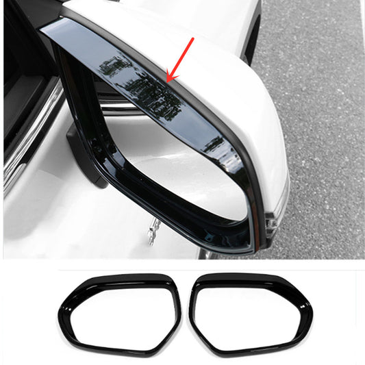 Bright Black Mirror Rain Eyebrow Cover Fit for Toyota for Camry 2018-2023