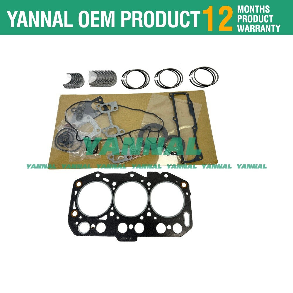 3TNV80 Overhaul Heavy Ring Kit for Ring Kit Main Connecting Bearing Shim STD-