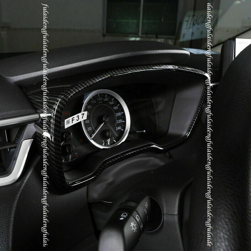 for Toyota for Corolla 2019-2023 Carbon Fiber ABS Dashboard Decor Frame Cover Trim