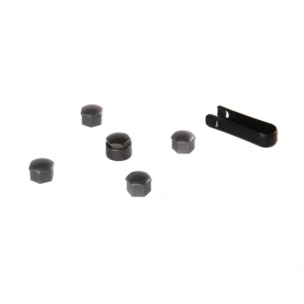 5 * Black Lug Bolt Nut Caps and Removal Tools for Passat , for Audi , and for Skoda Q